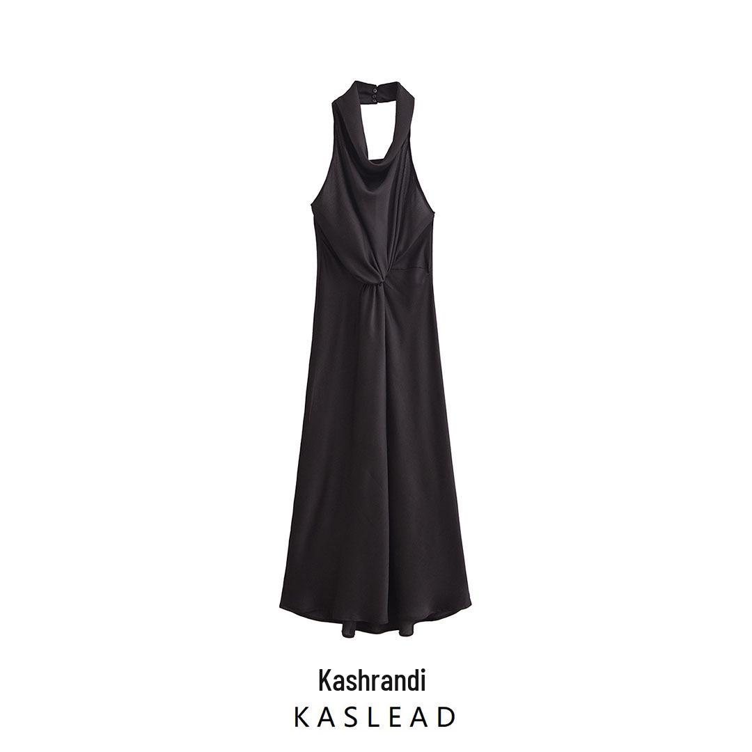 Elegant 2024 Winter Halter Neck Long Dress - Women s European & American Style Fashion Extra Small
Elegant 2024 Winter Halter Neck Long Dress - Women s European & American Style Fashion Extra Small