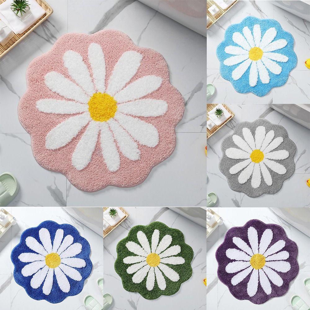 Non Slip Flower Rug Flocking Tufted Daisy Bath Door Mat Imitation Cashmere Washable Baby Crawling Carpet Bedroom Living Room світло-синій колір
Non Slip Flower Rug Flocking Tufted Daisy Bath Door Mat Imitation Cashmere Washable Baby Crawling Carpet Bedroom Living Room світло-синій колір