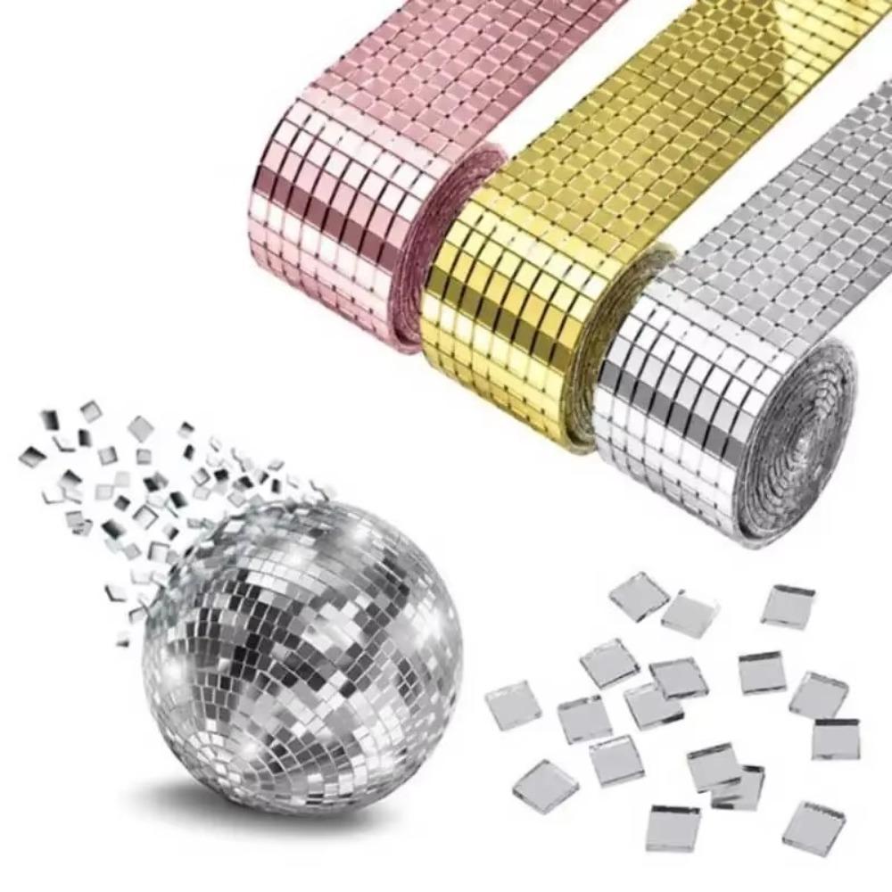 Self-Adhesive Mirror Wall Stickers Multifunctional Mini Square Glass Mosaic Tiles Home Decoration срібний
Self-Adhesive Mirror Wall Stickers Multifunctional Mini Square Glass Mosaic Tiles Home Decoration срібний