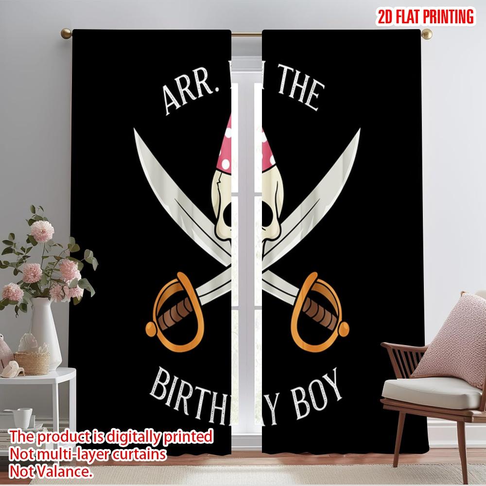 2pcs 2D flat printing Curtains Pirate Skull Birthday Party Polyester Without Electricity Festive Wall Decor Perfect for Indoor 52.50×116.00 CM 2pcs
2pcs 2D flat printing Curtains Pirate Skull Birthday Party Polyester Without Electricity Festive Wall Decor Perfect for Indoor 52.50×116.00 CM 2pcs