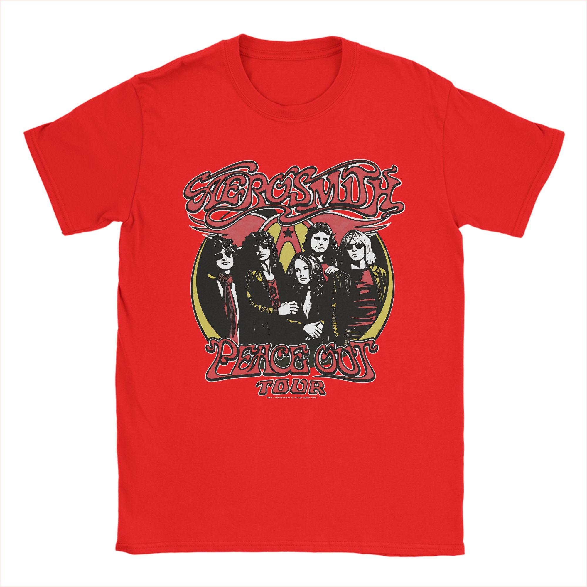 Men Aerosmith Tour T Shirts Pure Cotton Tops Leisure Short Sleeve Round Collar Tees 4XL 5XL TShirts S
Men Aerosmith Tour T Shirts Pure Cotton Tops Leisure Short Sleeve Round Collar Tees 4XL 5XL TShirts S