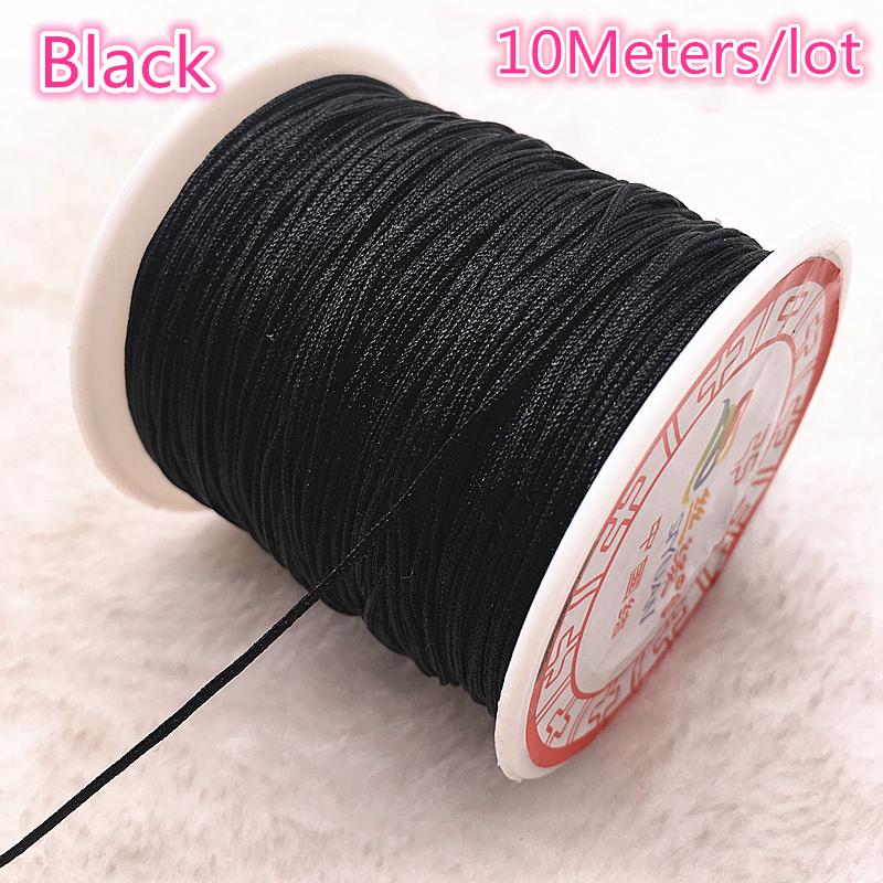 10Meters/lot 0.8/1.0mm Black Nylon Cord Thread Chinese Knot Macrame Cord Bracelet Braided String DIY Tassels Beading Thread 0.8mm(10meters) чёрный
10Meters/lot 0.8/1.0mm Black Nylon Cord Thread Chinese Knot Macrame Cord Bracelet Braided String DIY Tassels Beading Thread 0.8mm(10meters) чёрный