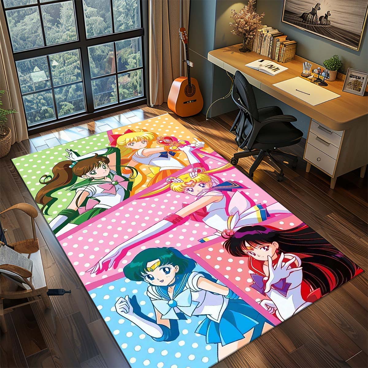 Sailor Moon Anime Rug Carpet Large Area Rug Non Slip Washable Floor Mat Gamer Room Bedroom Home Decor -QJY 60x90cm
Sailor Moon Anime Rug Carpet Large Area Rug Non Slip Washable Floor Mat Gamer Room Bedroom Home Decor -QJY 60x90cm