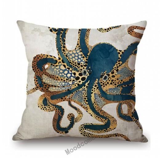 Темно-синий металлик Осьминог Птица Современное искусство хлопок лен диван наволочка домашняя декоративная наволочка с морским животным 450mm*450mm
Темно-синий металлик Осьминог Птица Современное искусство хлопок лен диван наволочка домашняя декоративная наволочка с морским животным 450mm*450mm