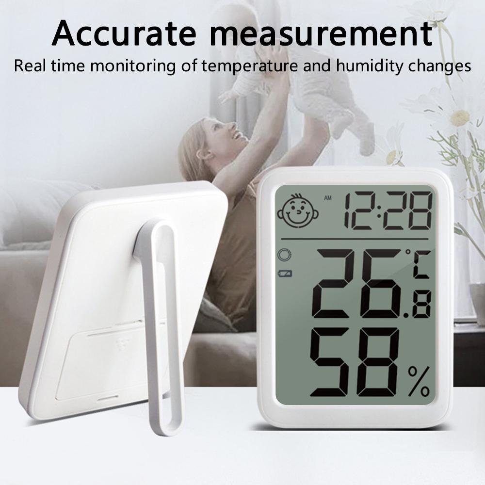 6046B Smart App Digital Display Thermometer Hygrometer Temperature and Humidity Meter with Stand Type A
6046B Smart App Digital Display Thermometer Hygrometer Temperature and Humidity Meter with Stand Type A