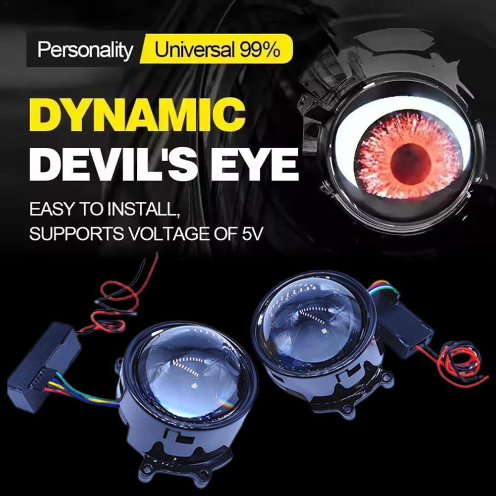Динамические светодиодные автомобильные фары Devil LED Eye Light Headlight Assembly Modified Eagle Eye Light Cars Accessories
Динамические светодиодные автомобильные фары Devil LED Eye Light Headlight Assembly Modified Eagle Eye Light Cars Accessories