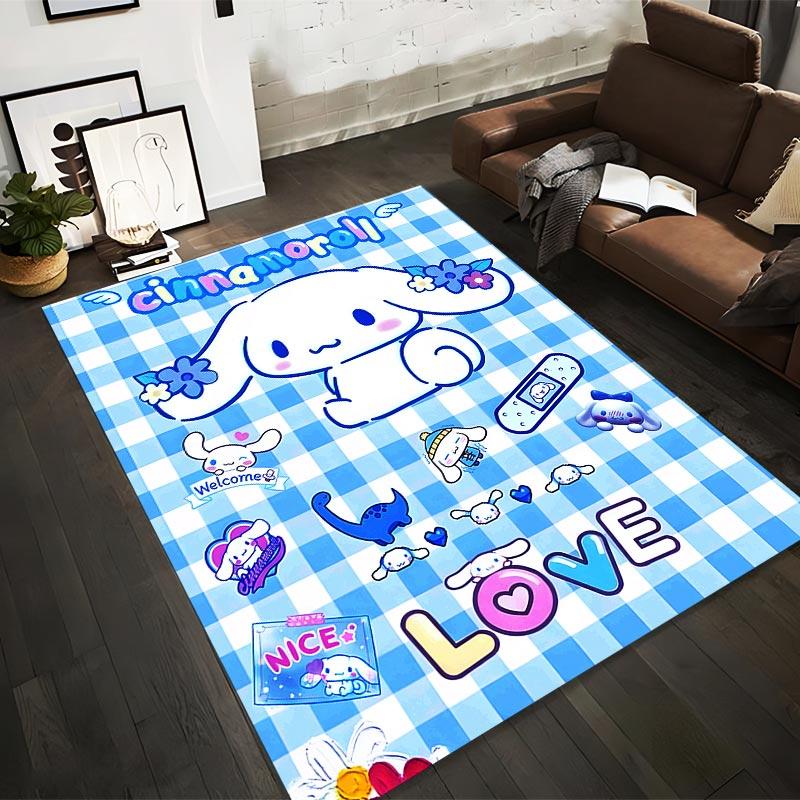 Cinnamoroll Cartoon Cute Blue Checkered Pattern with Flowers and Love Text Decor Suitable for use as an anti-slip1 for1room and bedroom sofas 40x60cm( 15x23in )
Cinnamoroll Cartoon Cute Blue Checkered Pattern with Flowers and Love Text Decor Suitable for use as an anti-slip1 for1room and bedroom sofas 40x60cm( 15x23in )