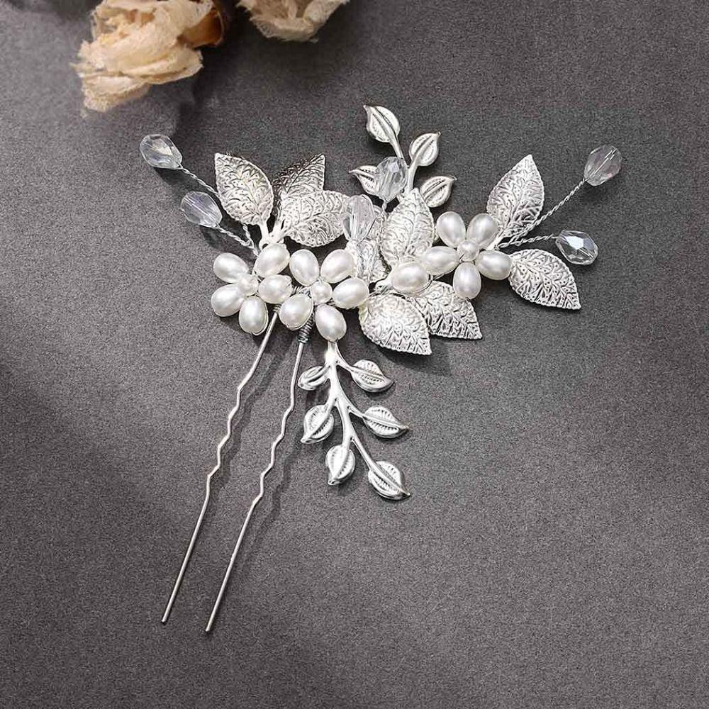White Pearls Women Flower Hairpins U-shaped Hairstyle Jewelry for Bridal Hairstyle Design золотий
White Pearls Women Flower Hairpins U-shaped Hairstyle Jewelry for Bridal Hairstyle Design золотий