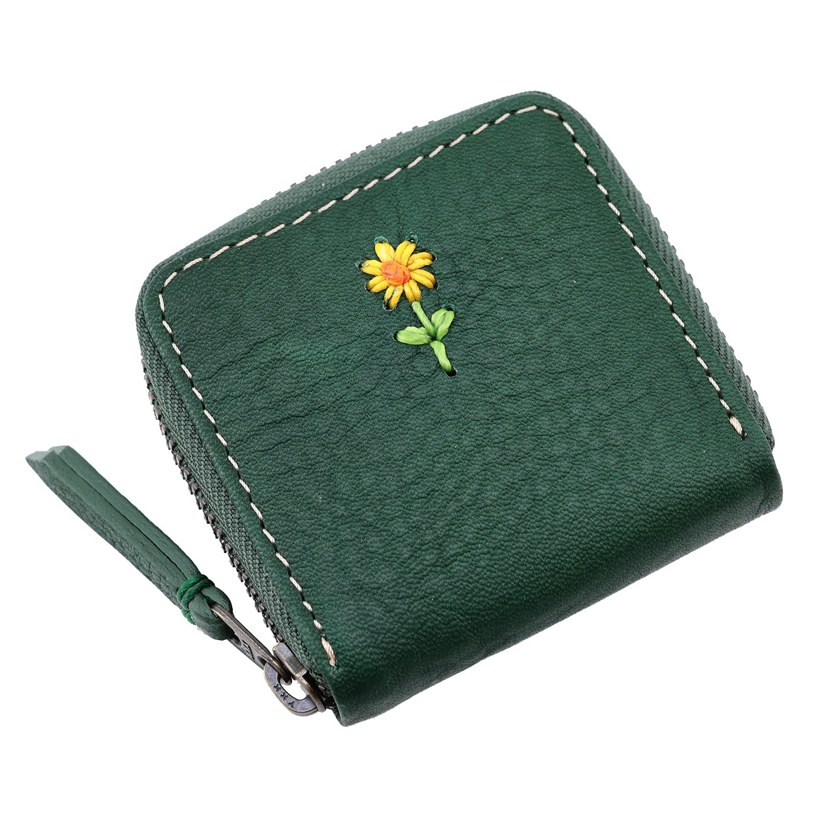 EVERSOUL Coin Purse, Genuine Leather Mini Wallet with Floral Embroidery, Handmade, Gift, Cashless, Women s, Olive
EVERSOUL Coin Purse, Genuine Leather Mini Wallet with Floral Embroidery, Handmade, Gift, Cashless, Women s, Olive