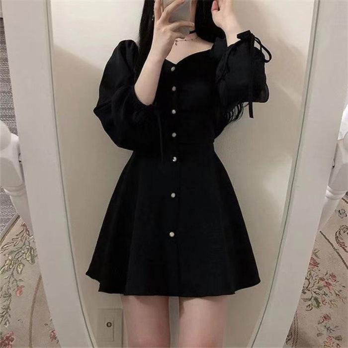 Spring and Autumn Sexy Shoulder Dress Women s New Small Man Foreign Style Medium Long Skinny Long Sleeve Small Black Dress S чёрный
Spring and Autumn Sexy Shoulder Dress Women s New Small Man Foreign Style Medium Long Skinny Long Sleeve Small Black Dress S чёрный