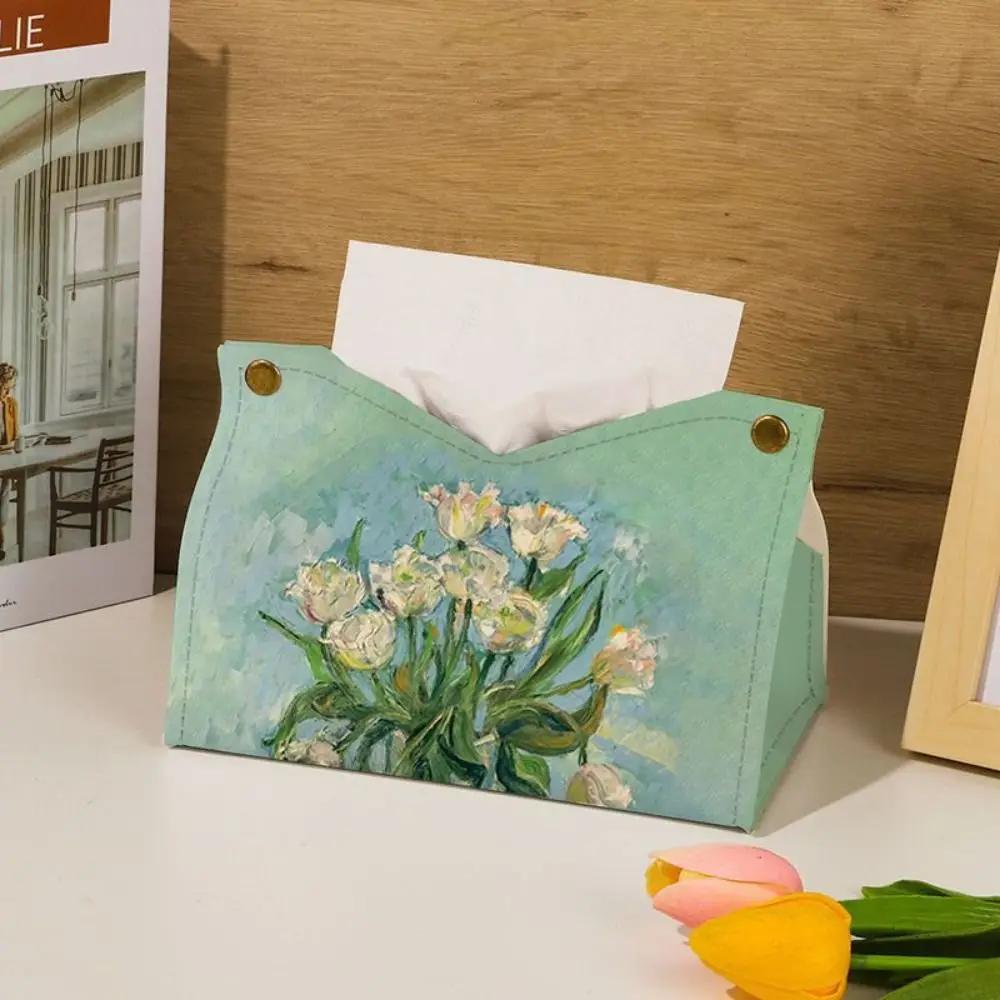 Высококачественный чехол для салфеток Van Gogh с масляной живописью, кожаная коробка для бумажных полотенец, большой прочный держатель для салфеток для дома
Высококачественный чехол для салфеток Van Gogh с масляной живописью, кожаная коробка для бумажных полотенец, большой прочный держатель для салфеток для дома