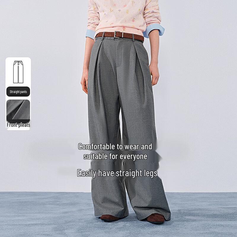 LEDIN Grey Series Loose Wide-Leg Suit Pants M/160
LEDIN Grey Series Loose Wide-Leg Suit Pants M/160