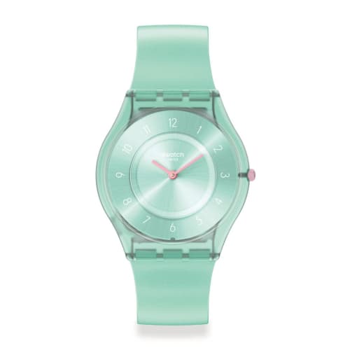 Swatch Women s PASTELICIOUS TEAL THE JANUARY COLLECTION Watch SS08L100 Green
Swatch Women s PASTELICIOUS TEAL THE JANUARY COLLECTION Watch SS08L100 Green
