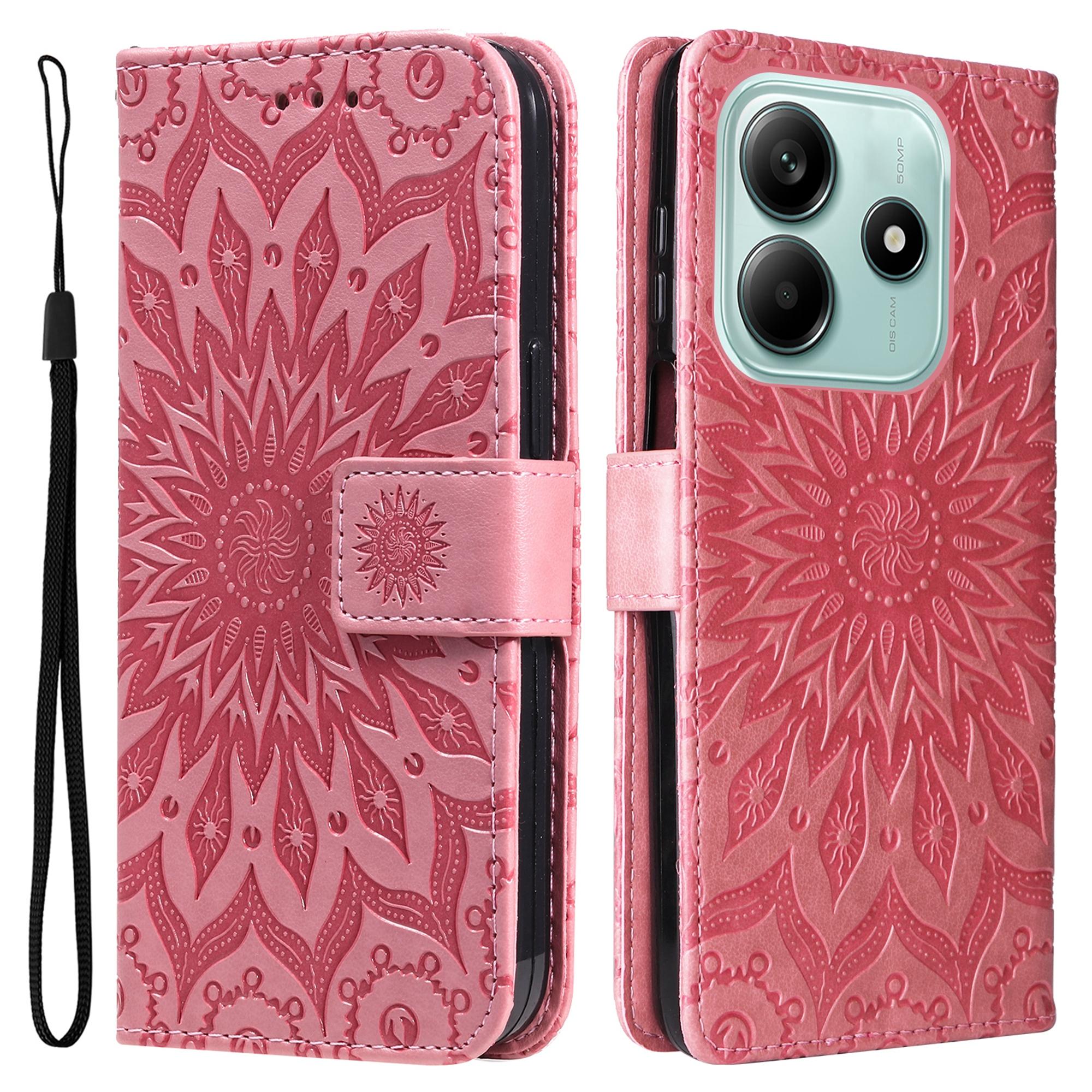 Чохол для телефону Xiaomi Redmi Note 14 5G Шкіряний гаманець-підставка з ремінцем з тисненням соняшника Pink
Чохол для телефону Xiaomi Redmi Note 14 5G Шкіряний гаманець-підставка з ремінцем з тисненням соняшника Pink