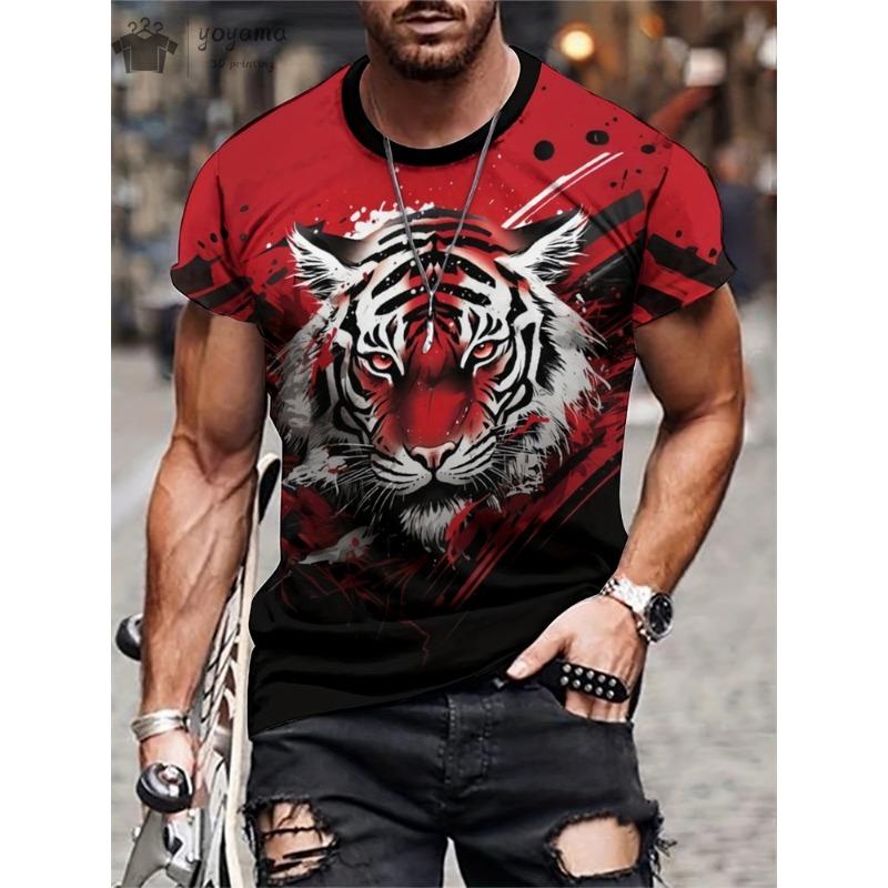 Vintage Tiger T-shirt Men s 3D Animal Print Graphic T shirts Mens Clothing T-shirts for Men Short Sleeve Tee Oversized T-shirt 5XL
Vintage Tiger T-shirt Men s 3D Animal Print Graphic T shirts Mens Clothing T-shirts for Men Short Sleeve Tee Oversized T-shirt 5XL