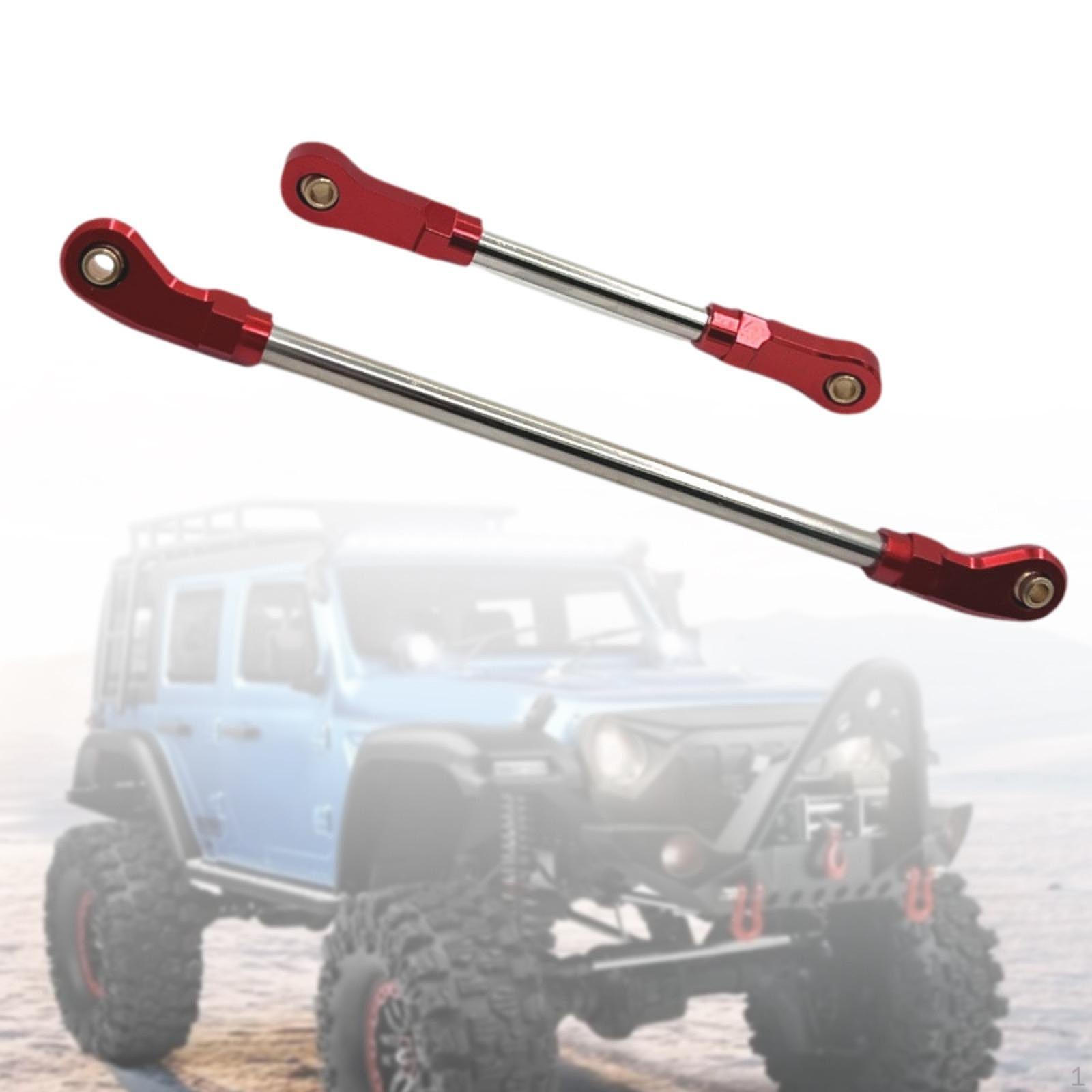 2 Pieces 1/10 Steering Servo Link Adjustable Metal Components for 104026 104006 RC Car
2 Pieces 1/10 Steering Servo Link Adjustable Metal Components for 104026 104006 RC Car