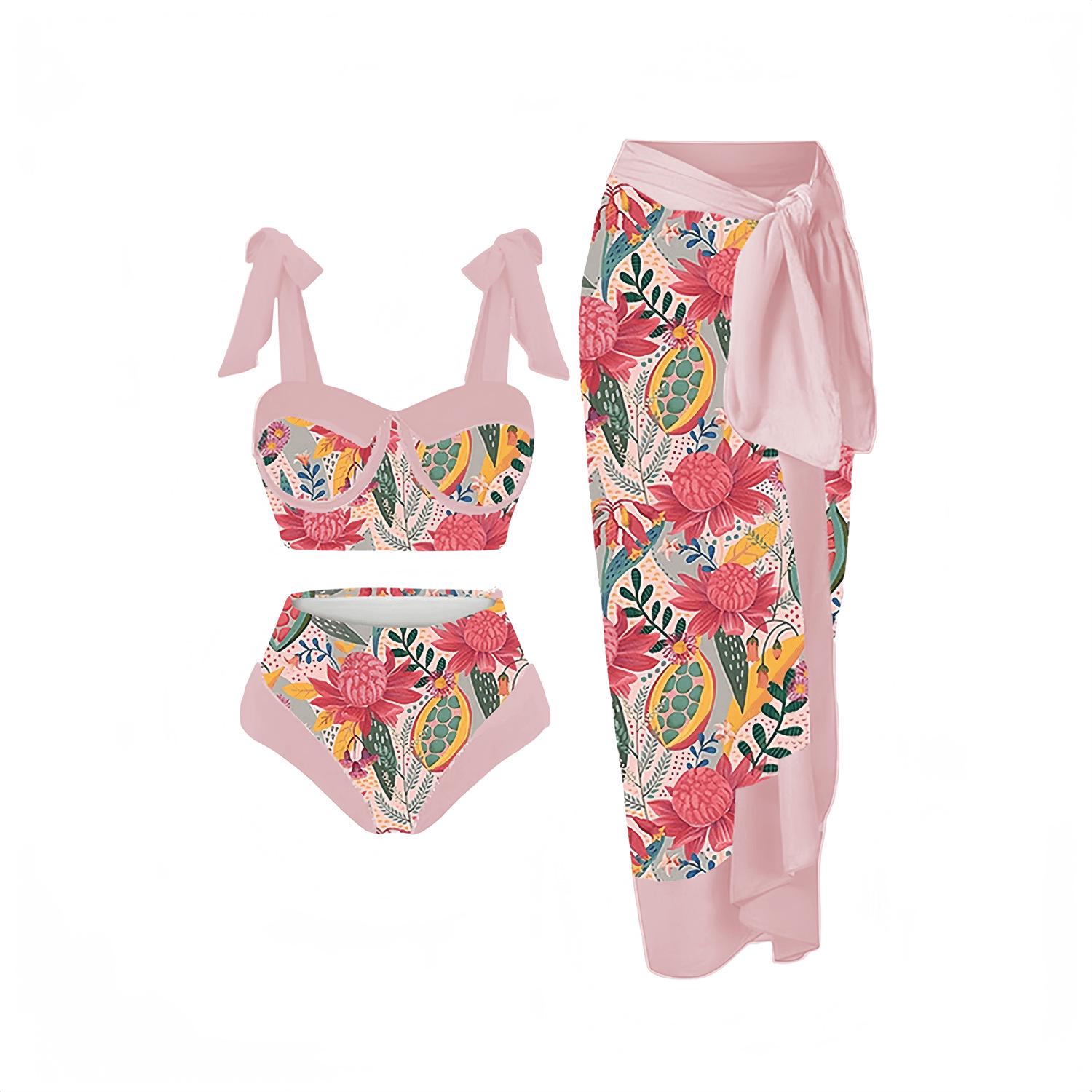 2024 г. Цифровая печать трехсекционный сетчатый длинная юбка купальник комплект для женщин XXL розовый
2024 г. Цифровая печать трехсекционный сетчатый длинная юбка купальник комплект для женщин XXL розовый