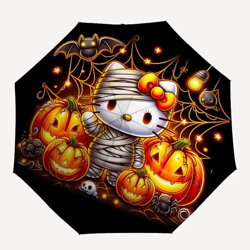 1PC Halloween Hello Kitty Pattern Auto Folding Umbrella, Portable Collapsible Design, Casual Outdoor Accessory, For All Seasons, Christmas Birthday Fe
1PC Halloween Hello Kitty Pattern Auto Folding Umbrella, Portable Collapsible Design, Casual Outdoor Accessory, For All Seasons, Christmas Birthday Fe