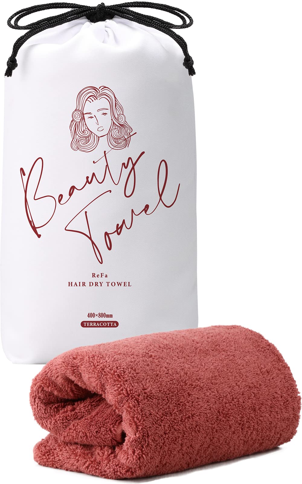 ReFa HAIR DRY TOWEL x MTG MTG Quick Dry Egyptian Cotton Gift (400mm 800mm, Terracotta)
ReFa HAIR DRY TOWEL x MTG MTG Quick Dry Egyptian Cotton Gift (400mm 800mm, Terracotta)