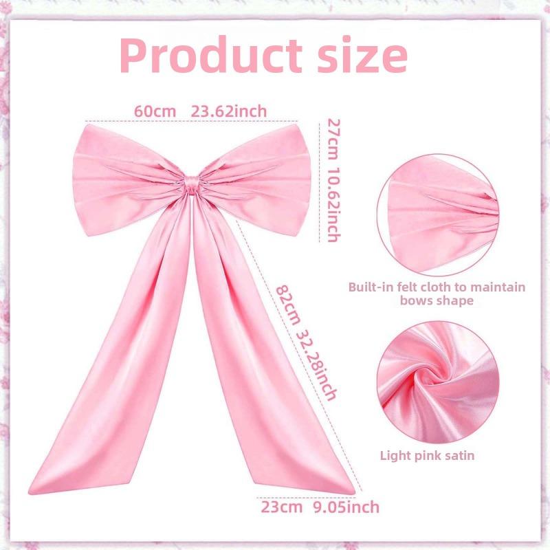 1pcs Large Polyester Wedding Bow Decor for Bedroom Living Room Background Wall Wedding Party Supplies Home Decoration розовый
1pcs Large Polyester Wedding Bow Decor for Bedroom Living Room Background Wall Wedding Party Supplies Home Decoration розовый