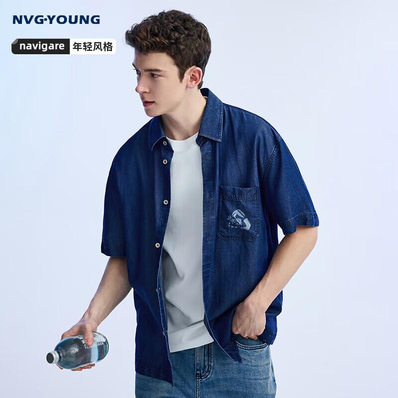 NVG·YOUNG Men s Tencel Blend Casual Short-Sleeve Shirt L
NVG·YOUNG Men s Tencel Blend Casual Short-Sleeve Shirt L