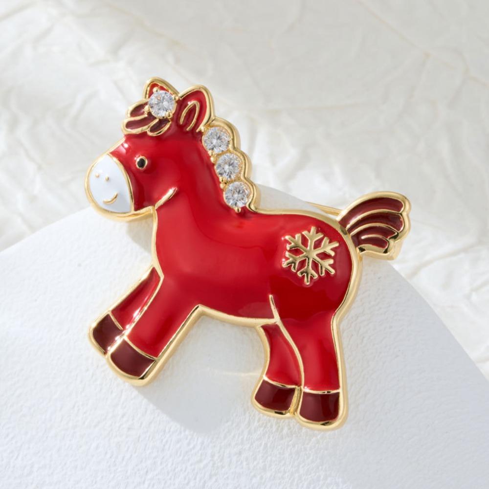 Drip Oil Brooch Zinc Zinc Alloy Horse Brooch Snowflake Animal Lapel Pins Zodiac Horse Brooches Unisex красный
Drip Oil Brooch Zinc Zinc Alloy Horse Brooch Snowflake Animal Lapel Pins Zodiac Horse Brooches Unisex красный