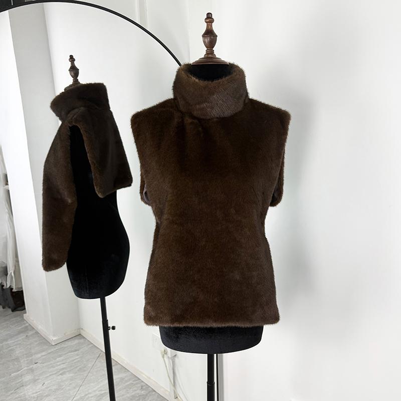 Модный жилет из искусственного соболя, укороченный топ, осенне-зимний водолазка, эко-норка, майки, безрукавная куртка, пальто L кофейный
Модный жилет из искусственного соболя, укороченный топ, осенне-зимний водолазка, эко-норка, майки, безрукавная куртка, пальто L кофейный
