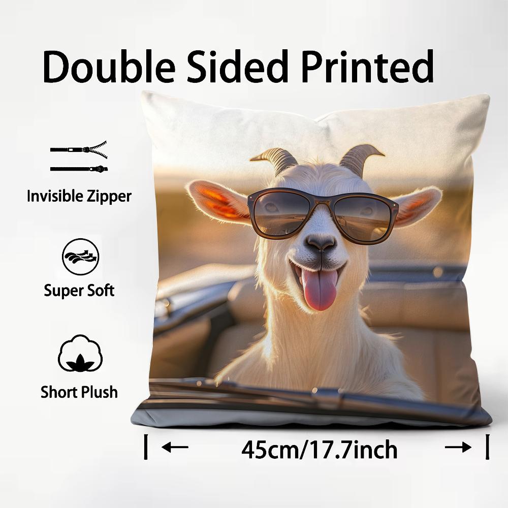 Funny Goat Cute Cushion Cover Plush Fabric Soft DoubleSided Printed Sofa Warm Winter Home Child Gift Pillow Case 30x30cm
Funny Goat Cute Cushion Cover Plush Fabric Soft DoubleSided Printed Sofa Warm Winter Home Child Gift Pillow Case 30x30cm