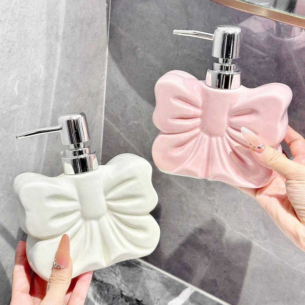 360ML Body Wash Bottle Ceramic Emulsion Bottle Cute Liquid Soap Dispenser Hotel рожевий
360ML Body Wash Bottle Ceramic Emulsion Bottle Cute Liquid Soap Dispenser Hotel рожевий