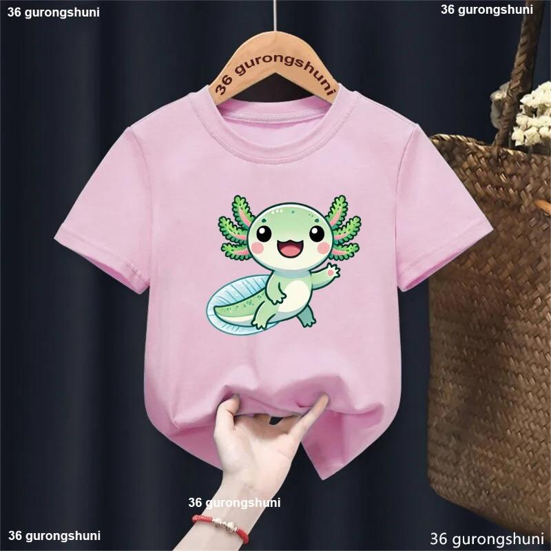 New Boys Tshirt Cute Axolotl Cartoon Graphic Print Girs Tshirt Kawaii Funny T Shirts Summer 150
New Boys Tshirt Cute Axolotl Cartoon Graphic Print Girs Tshirt Kawaii Funny T Shirts Summer 150