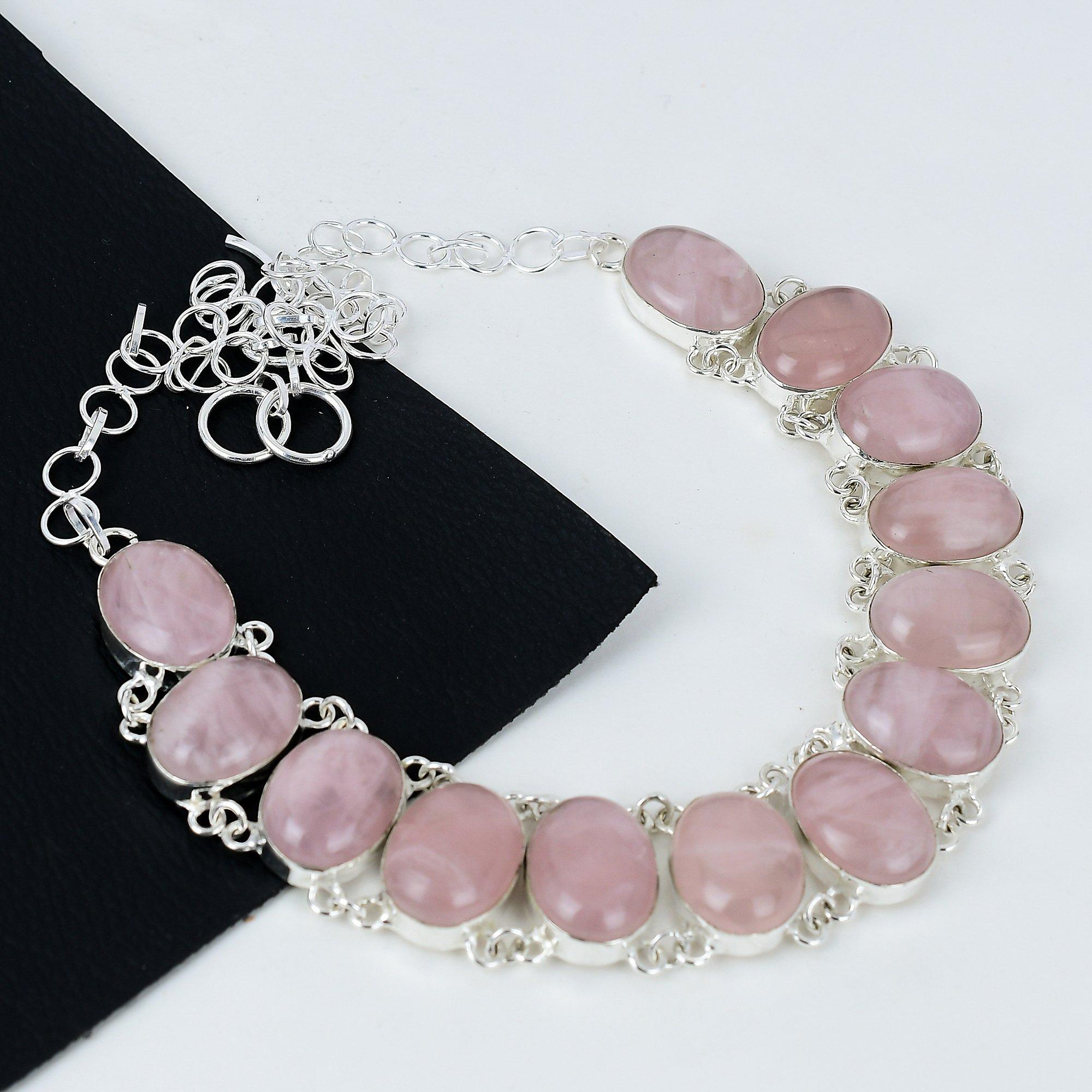 Natural Rose Quartz Gemstone Handmade 925 Sterling Silver Electroform Necklace, Rose Quartz Silver For Wife Unisex Pendant Birthday Gifts 20 рожевий
Natural Rose Quartz Gemstone Handmade 925 Sterling Silver Electroform Necklace, Rose Quartz Silver For Wife Unisex Pendant Birthday Gifts 20 рожевий