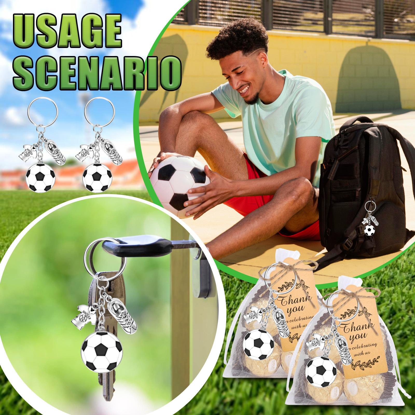 10 Piece Football-themed Party Keychain, A Gift Bag, Sports Souvenir DIY Jewelry one size
10 Piece Football-themed Party Keychain, A Gift Bag, Sports Souvenir DIY Jewelry one size