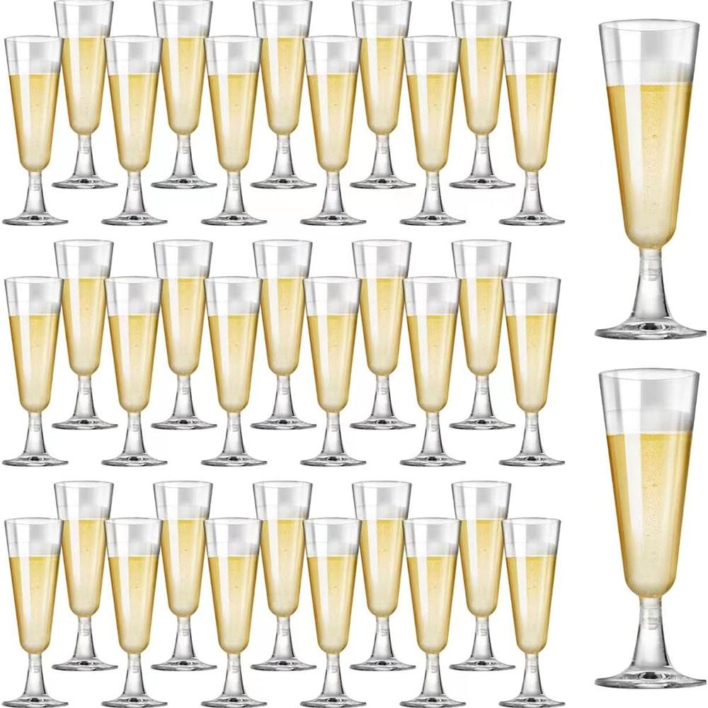 Plastic Champagne Flutes Disposable Glasses 5.5 Oz Mimosa Glasses Wedding Toasting Glasses for Christmas Party Cocktail Cups 20pcs
Plastic Champagne Flutes Disposable Glasses 5.5 Oz Mimosa Glasses Wedding Toasting Glasses for Christmas Party Cocktail Cups 20pcs