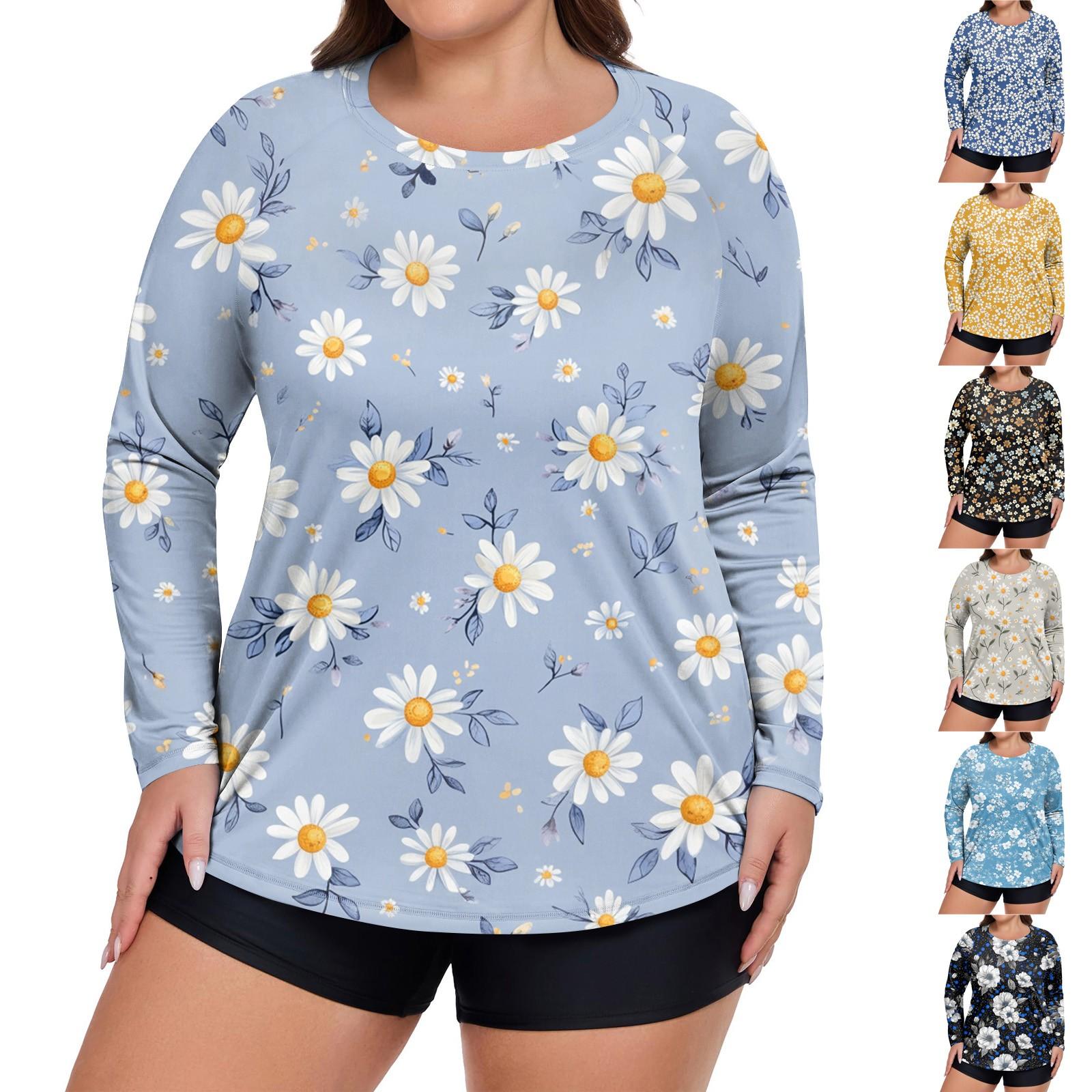 Жіночий купальник з принтом великого розміру з довгим рукавом, сонцезахисна куртка, швидкосохнучий топ для хайкінгу XXXXXL чорний
Жіночий купальник з принтом великого розміру з довгим рукавом, сонцезахисна куртка, швидкосохнучий топ для хайкінгу XXXXXL чорний