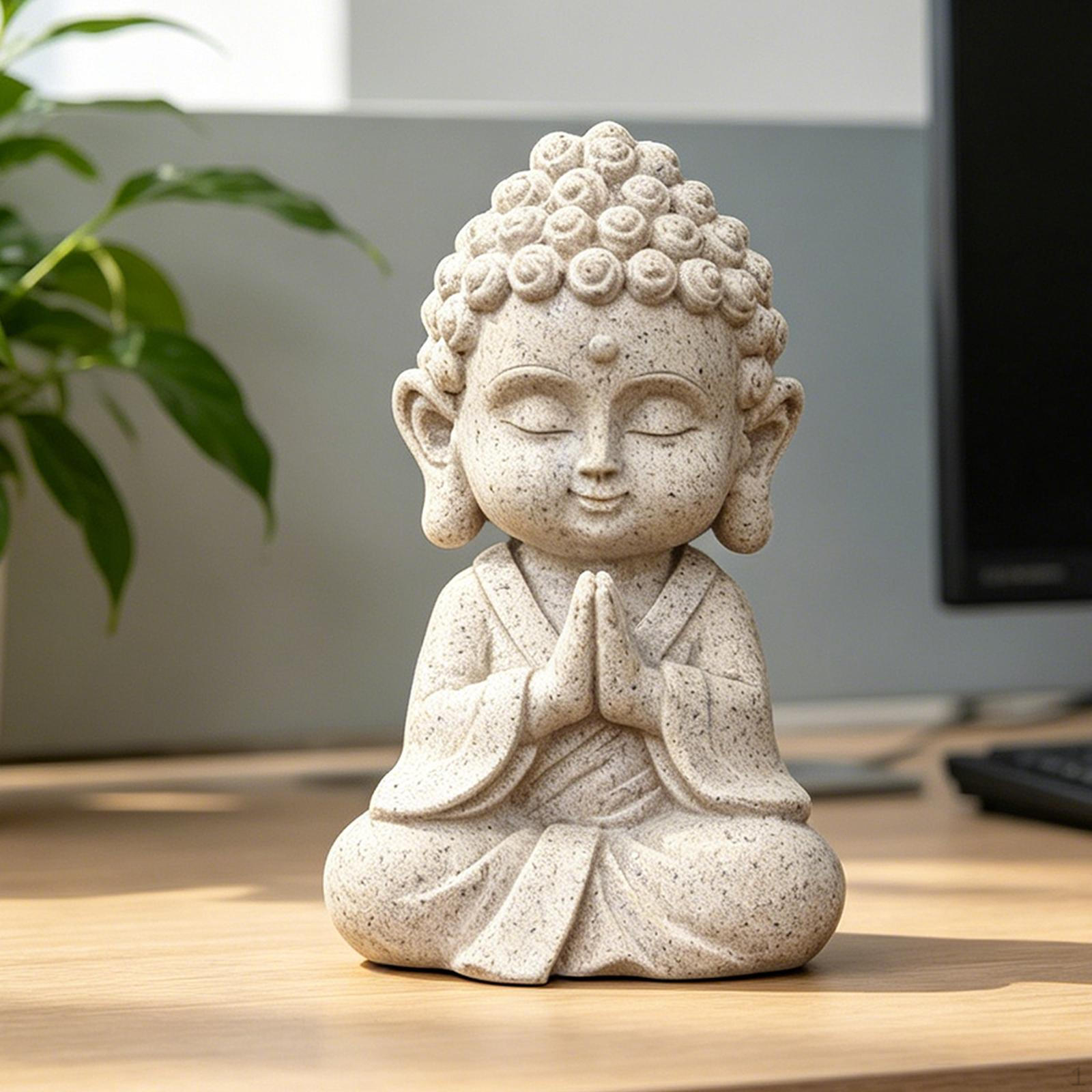 Buddha Statue Ornament Gifts Crafts Chinese Artwork Resin Figurine Sculpture for Cabinet Bedroom
Buddha Statue Ornament Gifts Crafts Chinese Artwork Resin Figurine Sculpture for Cabinet Bedroom