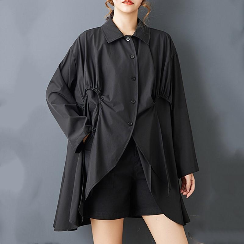 черные рубашки и блузки оверсайз с длинным рукавом для блузки Повседневные свободные весенне-осенние топы женская рубашка на пуговицах
черные рубашки и блузки оверсайз с длинным рукавом для блузки Повседневные свободные весенне-осенние топы женская рубашка на пуговицах