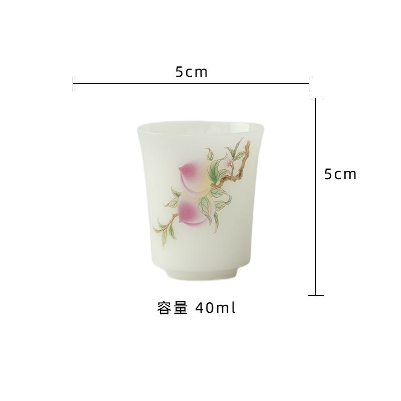 2pc/lot Ice Jade Porcelain Peach Teacup Vintage Tea Bowl Mug Tea-tasting Smelling Cup Chazhan Master Cups Cha Ornaments 40ml
2pc/lot Ice Jade Porcelain Peach Teacup Vintage Tea Bowl Mug Tea-tasting Smelling Cup Chazhan Master Cups Cha Ornaments 40ml