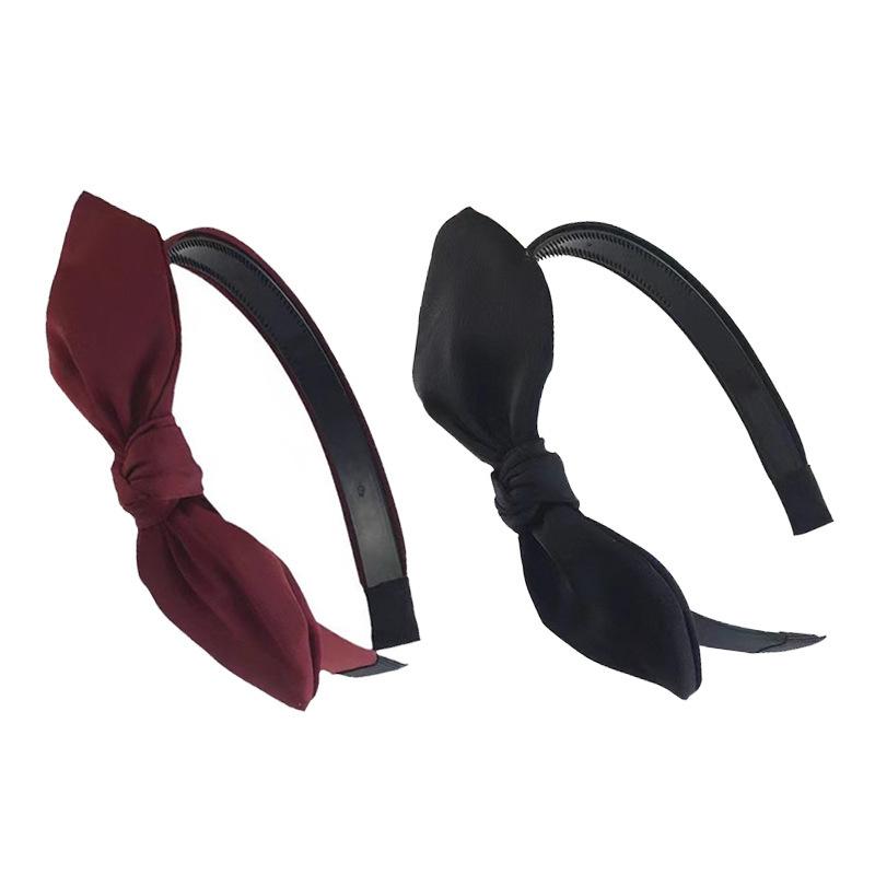Ins Women s And Girls Side Satin Bow Knot Headband Non Slip Toothed Plastic Hoop Fashion Female Party Shopping Hair Accessory
Ins Women s And Girls Side Satin Bow Knot Headband Non Slip Toothed Plastic Hoop Fashion Female Party Shopping Hair Accessory