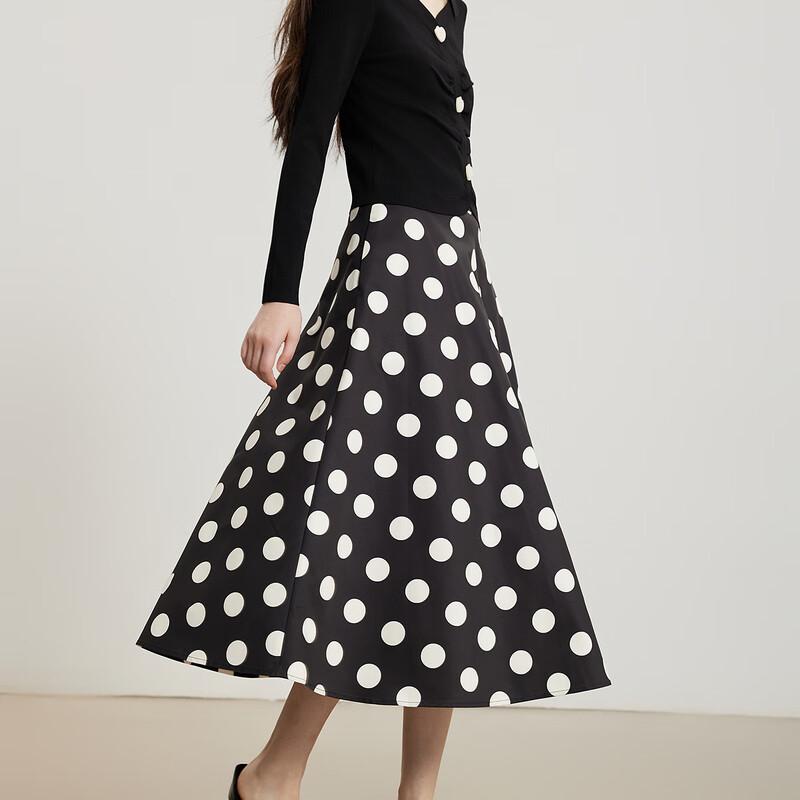 Gejin Casual Polka Dot A-Line Mid-Length Skirt L
Gejin Casual Polka Dot A-Line Mid-Length Skirt L