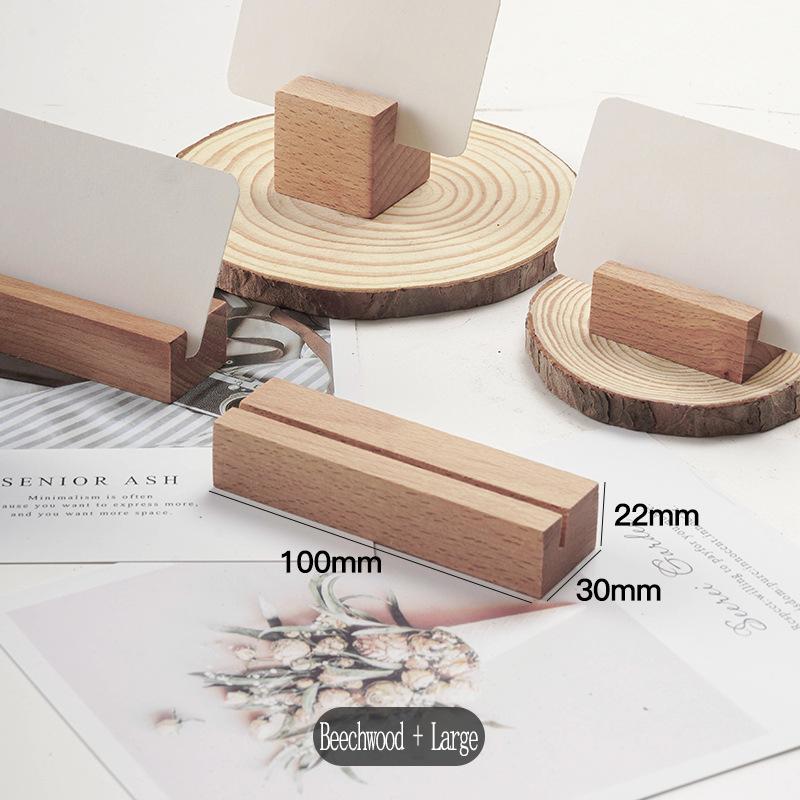 Walnut/Beech Wood Card Holder - Simple Style Photo and Menu Display Base 1pc білий
Walnut/Beech Wood Card Holder - Simple Style Photo and Menu Display Base 1pc білий