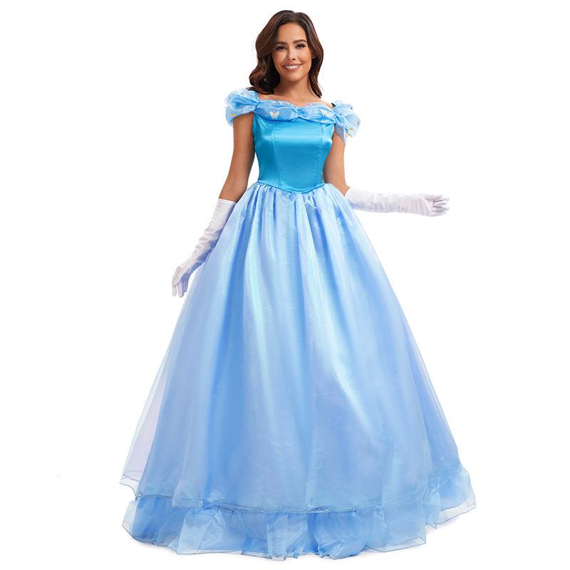 Blue dress stage costume halloween cosplay costume cinderella cosplay costume snow white 2XL
Blue dress stage costume halloween cosplay costume cinderella cosplay costume snow white 2XL