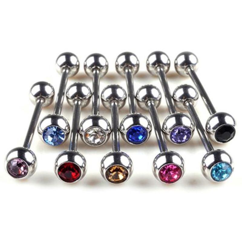 10Pcs Mixed Color Tongue Rings Assorted Surgical Steel Piercing Barbells Bars
10Pcs Mixed Color Tongue Rings Assorted Surgical Steel Piercing Barbells Bars