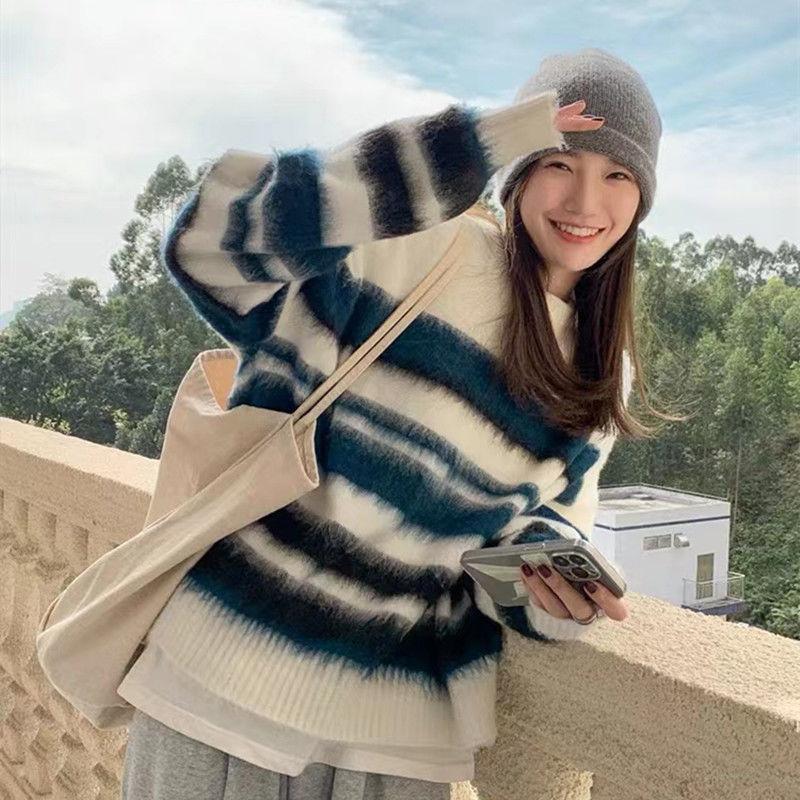 Свободный пуловер Свитер Женщины 2022 Осень / Зима Корейский All-match Casual Round Neck Long Sleeve Knit Свитер Пуловер Топ Женщины
Свободный пуловер Свитер Женщины 2022 Осень / Зима Корейский All-match Casual Round Neck Long Sleeve Knit Свитер Пуловер Топ Женщины