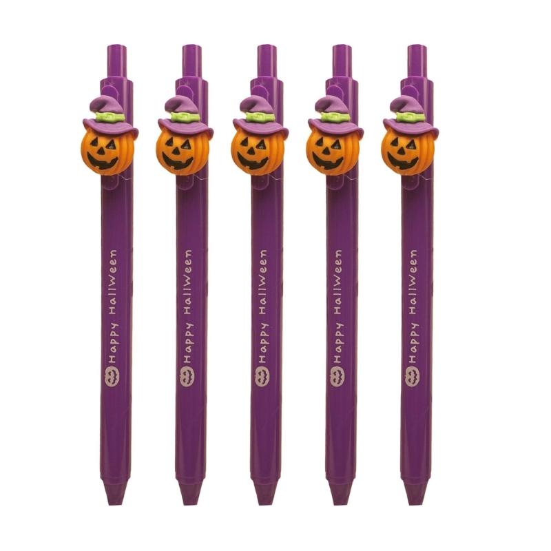 5Pcs Halloween Retractable Gel Pen 0.5MM Tip Smooth to Write School Office Supplies for Adult Student Writing Journaling
5Pcs Halloween Retractable Gel Pen 0.5MM Tip Smooth to Write School Office Supplies for Adult Student Writing Journaling
