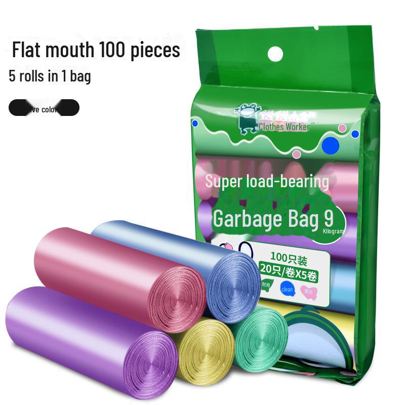 Красочные одноразовые мусорные пакеты - 5 рулонов, для домашнего и гостиничного использования, на грани разрыва, экологически чистые
Красочные одноразовые мусорные пакеты - 5 рулонов, для домашнего и гостиничного использования, на грани разрыва, экологически чистые