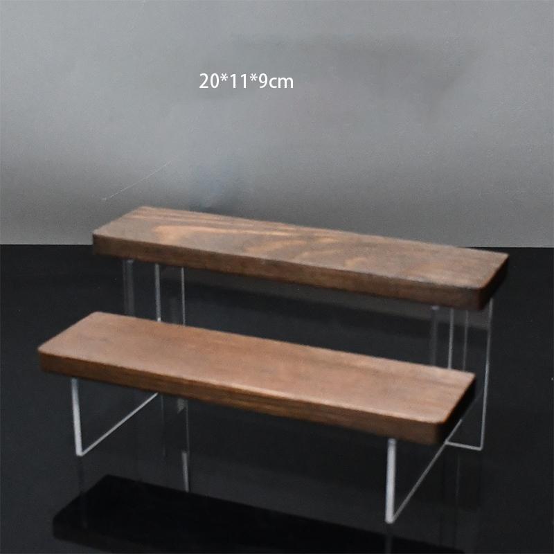 Acrylic Risers Display Shelf Wood Display Stand Organizer Rack for Collectibles Amiibo Pop Figures Cupcakes Perfumes Cosmetics
Acrylic Risers Display Shelf Wood Display Stand Organizer Rack for Collectibles Amiibo Pop Figures Cupcakes Perfumes Cosmetics