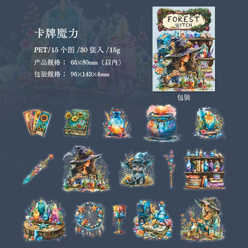 Mr.Paper, Beautiful Forest Girl Sticker 15 Sheet/Bag Cute Phone Case Storage DIY Landscape Stickers Scrapbook Decorative
Mr.Paper, Beautiful Forest Girl Sticker 15 Sheet/Bag Cute Phone Case Storage DIY Landscape Stickers Scrapbook Decorative