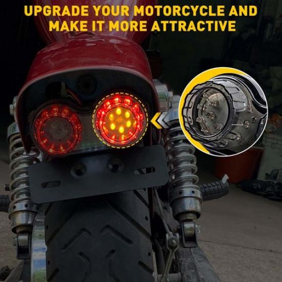 For Honda Shadow VLX 600 VT750 1100 Dual Rear LED Turn Signals Brake Tail Light
For Honda Shadow VLX 600 VT750 1100 Dual Rear LED Turn Signals Brake Tail Light