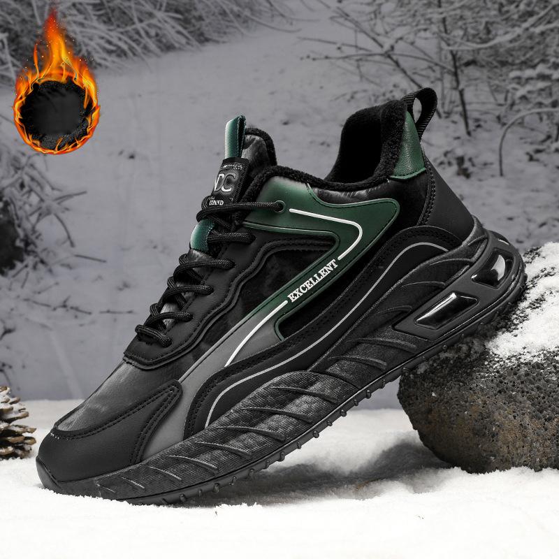 Men s Winter Faux Fur Lined Sneakers Outdoor Anti-Slip Fleece Lined Sports Shoes Casual Warm Snow Shoes Lace-Up Faux Leather Running Shoes for Male
Men s Winter Faux Fur Lined Sneakers Outdoor Anti-Slip Fleece Lined Sports Shoes Casual Warm Snow Shoes Lace-Up Faux Leather Running Shoes for Male