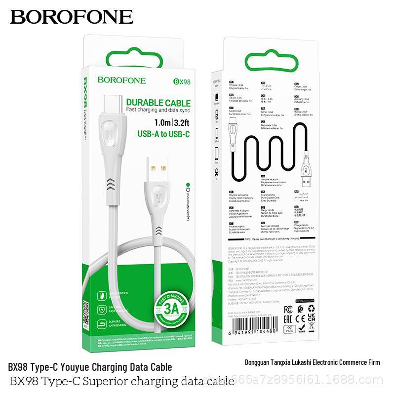 BX109 Type-C Charging Cable for Apple iPhone 15, Huawei, Xiaomi, and Oppo Mobile Phones Color Box Packaging
BX109 Type-C Charging Cable for Apple iPhone 15, Huawei, Xiaomi, and Oppo Mobile Phones Color Box Packaging